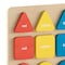 Flash Furniture Bright Beginnings Commercial Birch Plywood STEM Basic Shapes & Colors Puzzle Board, Natural/Multi MK-MK00590-GG - alternate 3